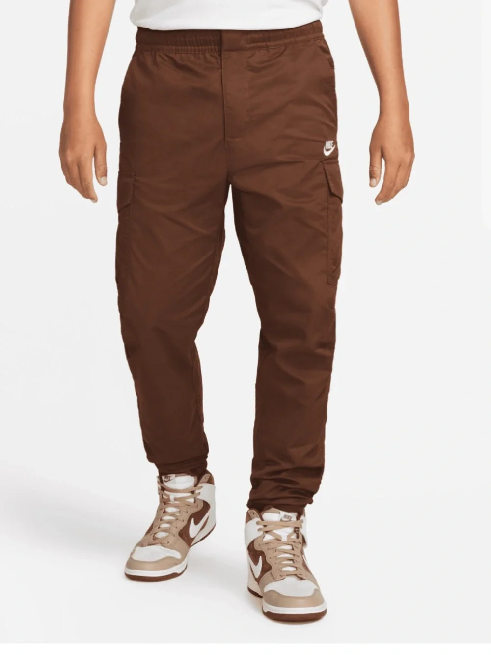 Nike Men's cargo pants in wow cacao size M
